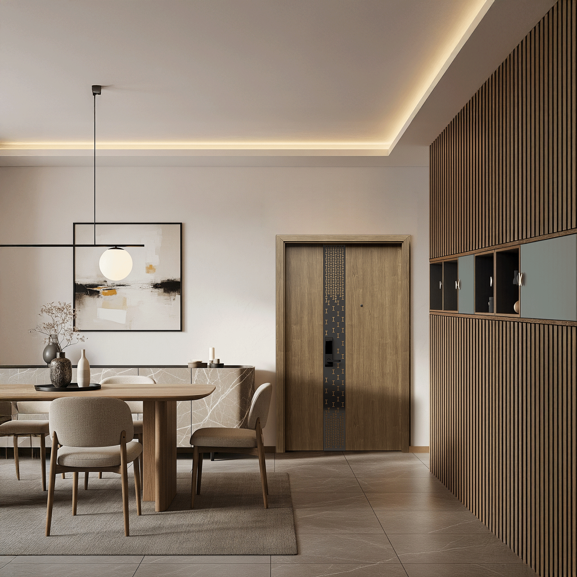 Cua go aspen dual f1.3 inox woodsland doors