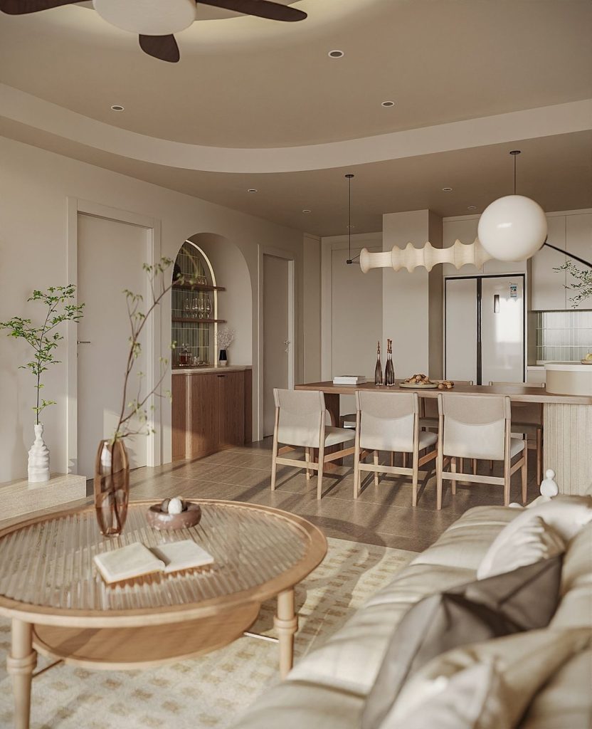 Căn hộ chung cư phong cách scandinavian tối giản1