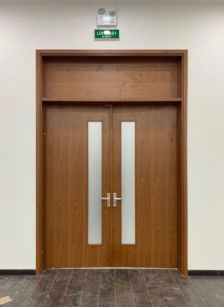 Cửa thép chống cháy vân gỗ