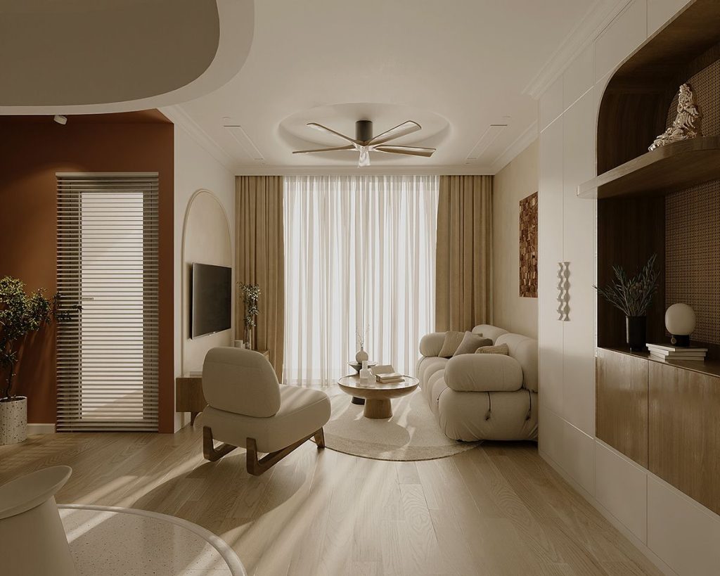 Sử dụng gam màu trung tính & tự nhiên