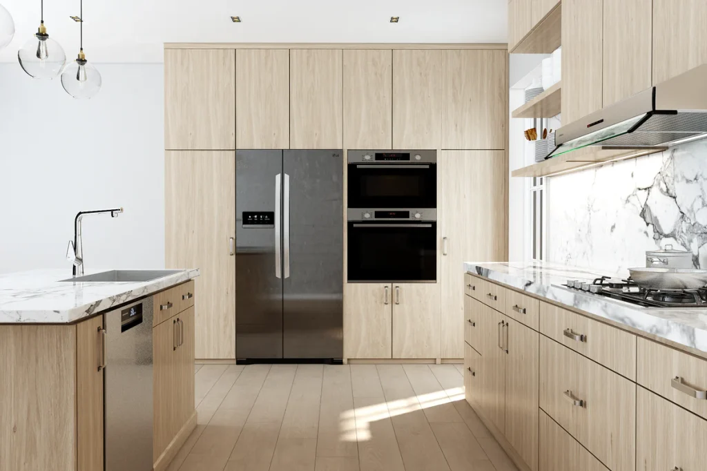 Tủ bếp woodsland oakwood heritage modern