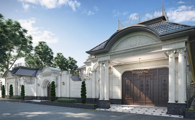 Tông xám xanh (blue gray) kiểu châu Âu